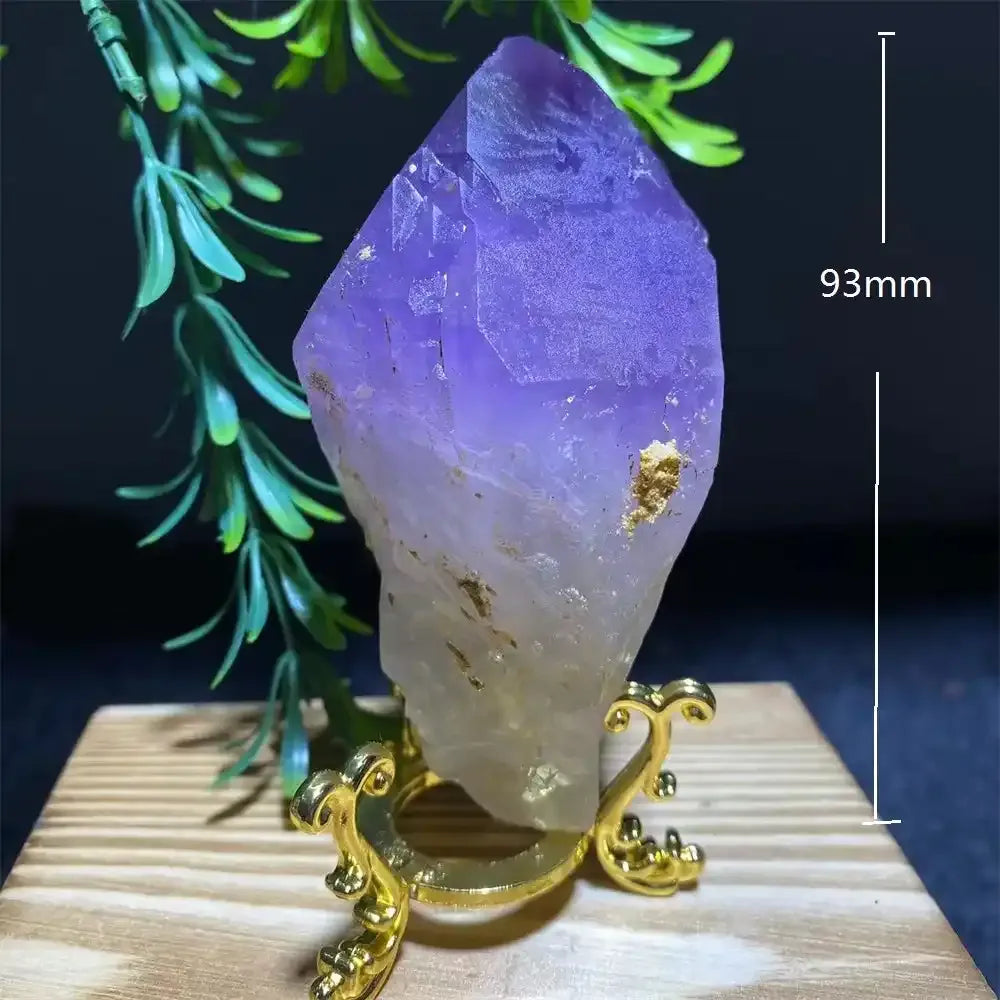 Amethyst Crystal Point with Display Stand