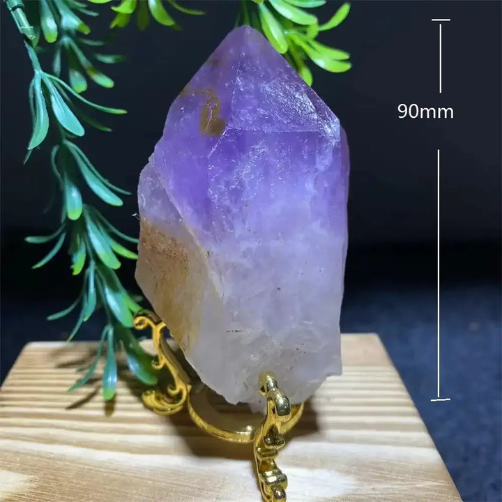 Amethyst Crystal Point with Display Stand