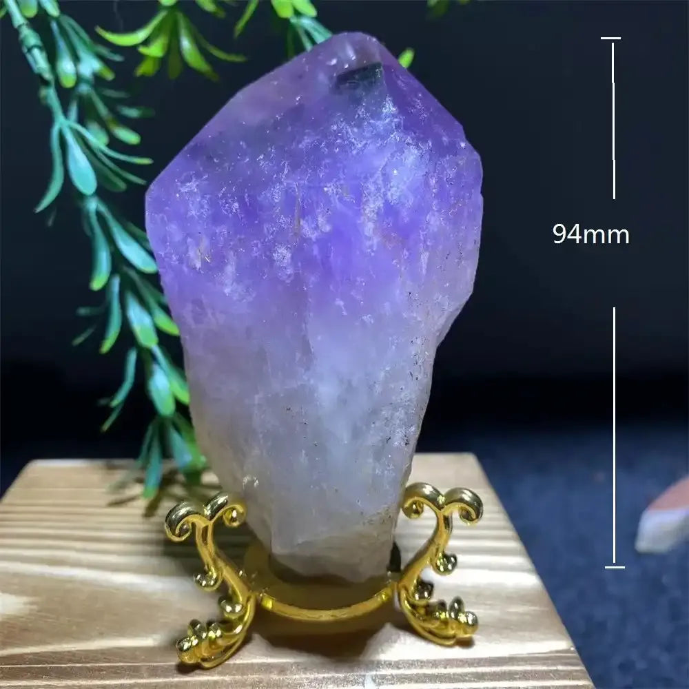 Amethyst Crystal Point with Display Stand