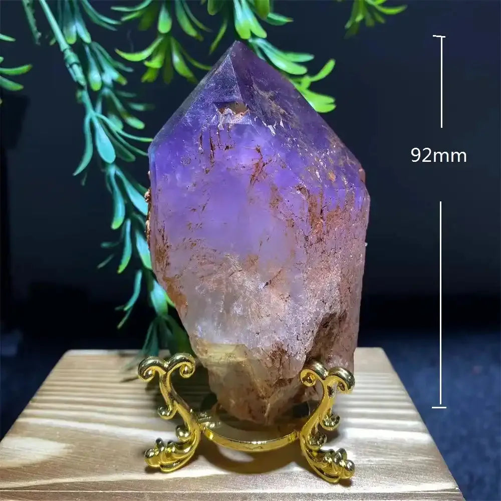 Amethyst Crystal Point with Display Stand