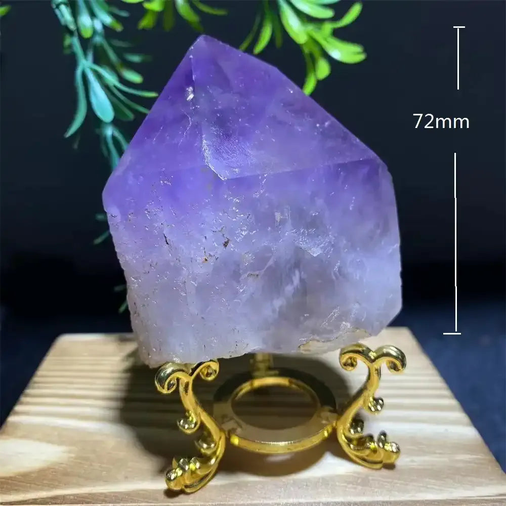 Amethyst Crystal Point with Display Stand