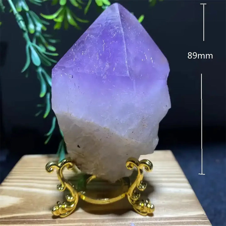 Amethyst Crystal Point with Display Stand