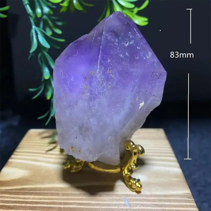 Amethyst Crystal Point with Display Stand