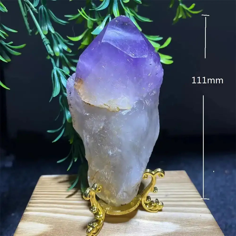 Amethyst Crystal Point with Display Stand