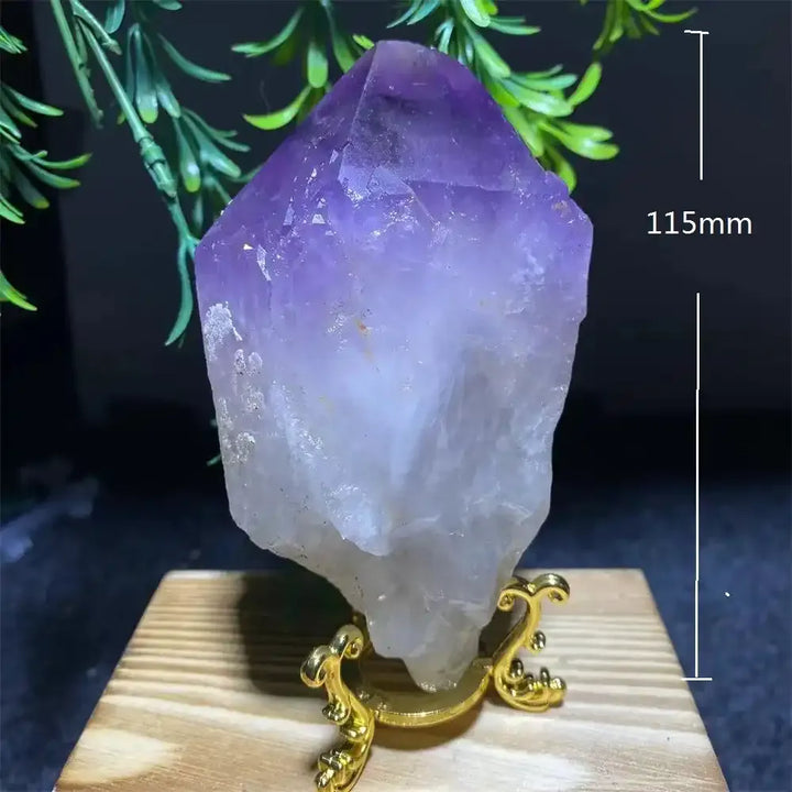 Amethyst Crystal Point with Display Stand
