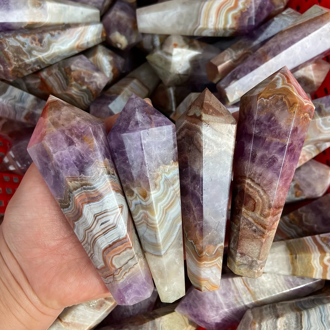 Amethyst Crystal Scepter Wand