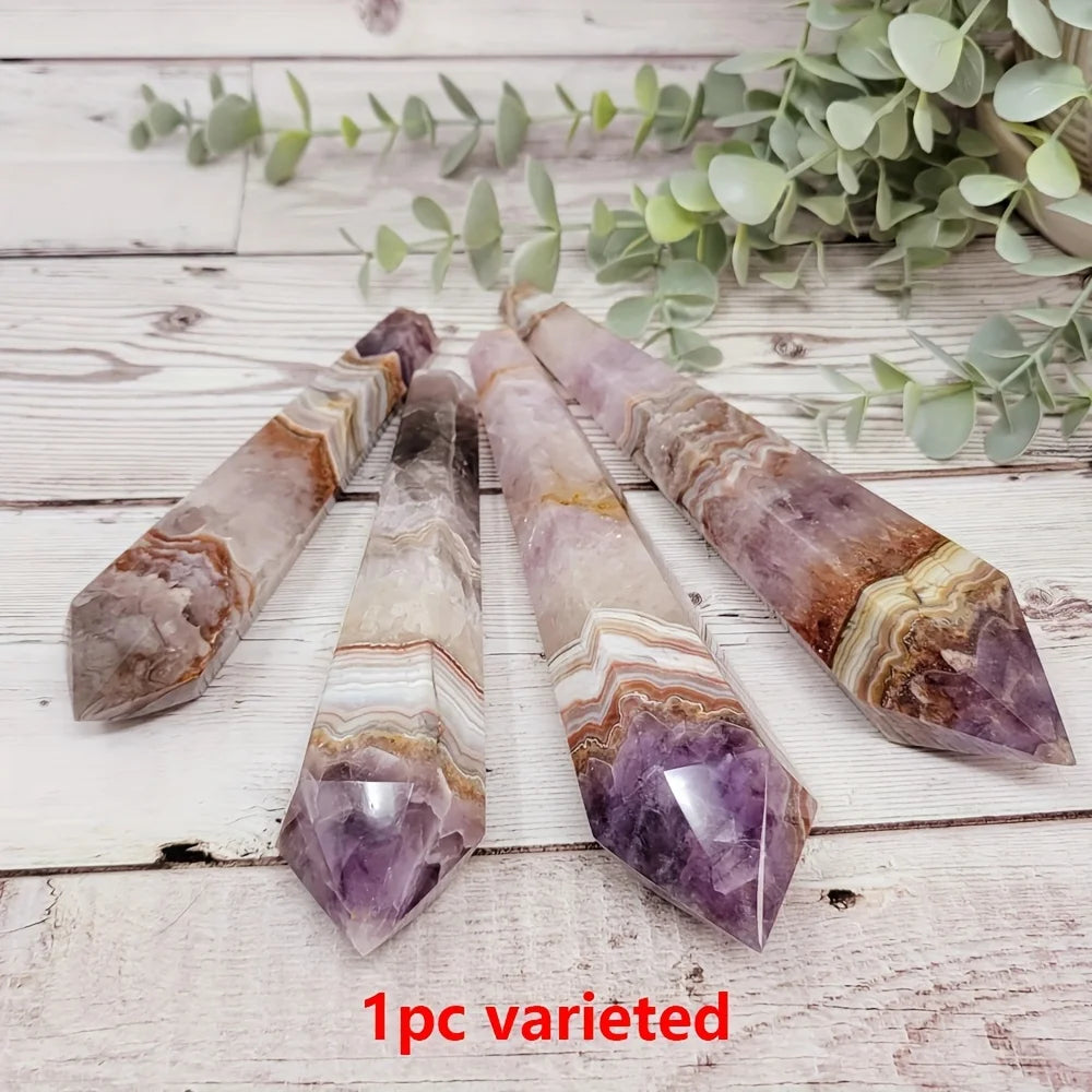 Amethyst Crystal Scepter Wand
