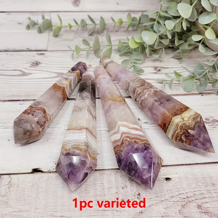 Amethyst Crystal Scepter Wand