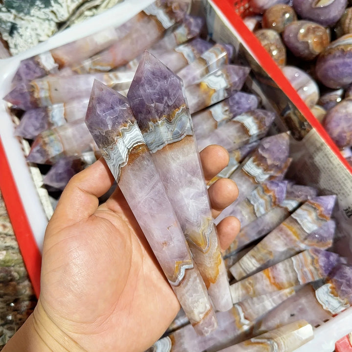 Amethyst Crystal Scepter Wand