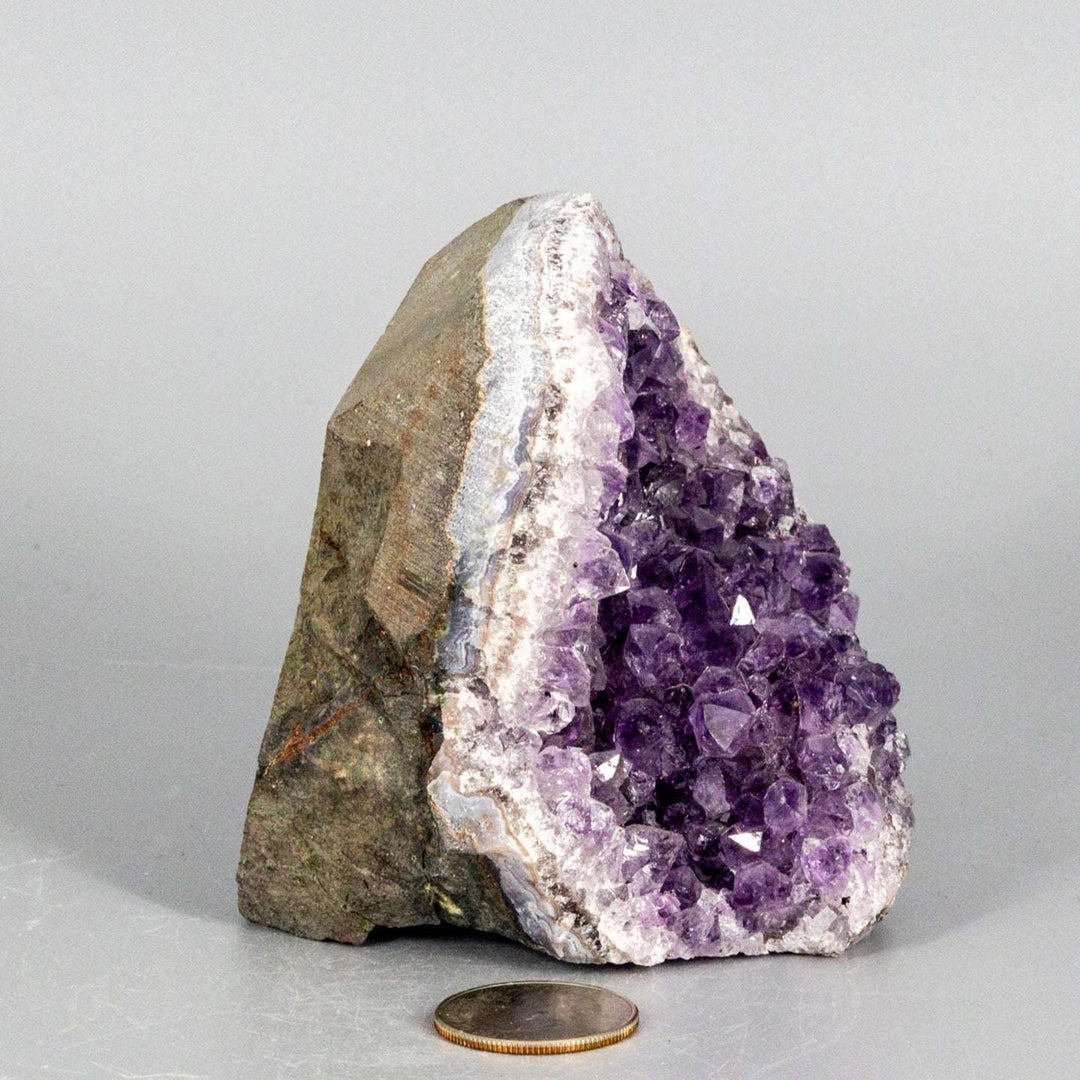 Amethyst Geode 3.5 Inch 708g-Geodes-Crystal Destiny-Amethyst-708g - 3.50"H x 3.50"W-Crystal Destiny