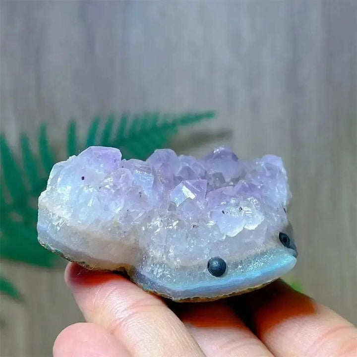 Amethyst Quartz Hedgehog Crystal Cluster | Natural Specimen