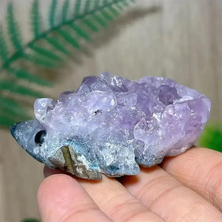 Amethyst Quartz Hedgehog Crystal Cluster | Natural Specimen