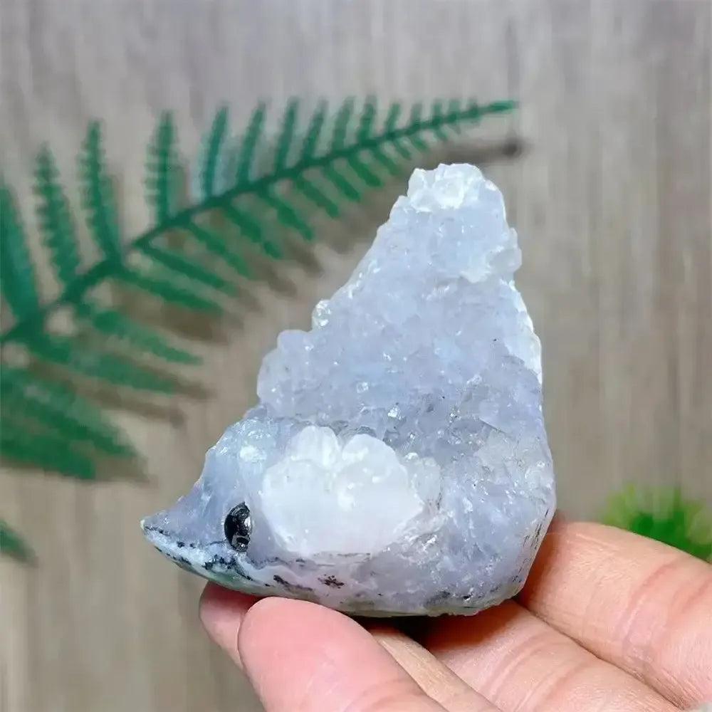 Amethyst Quartz Hedgehog Crystal Cluster | Natural Specimen