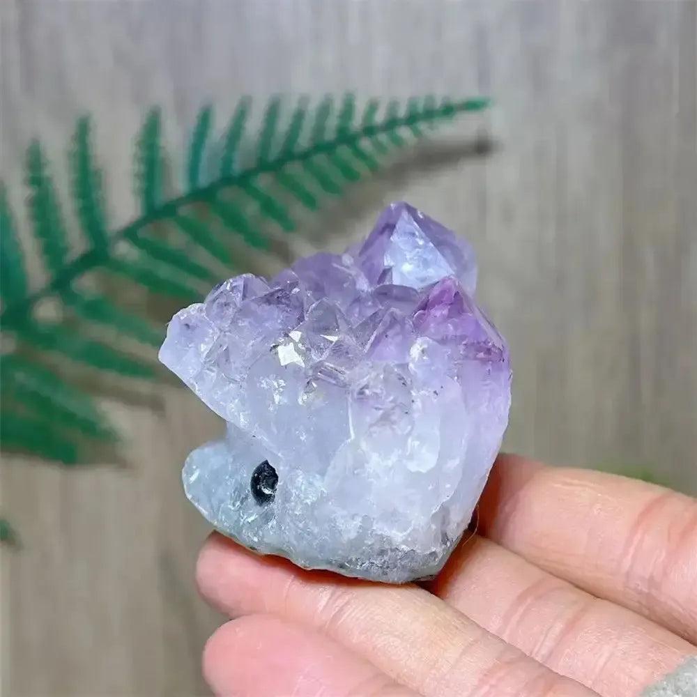 Amethyst Quartz Hedgehog Crystal Cluster | Natural Specimen