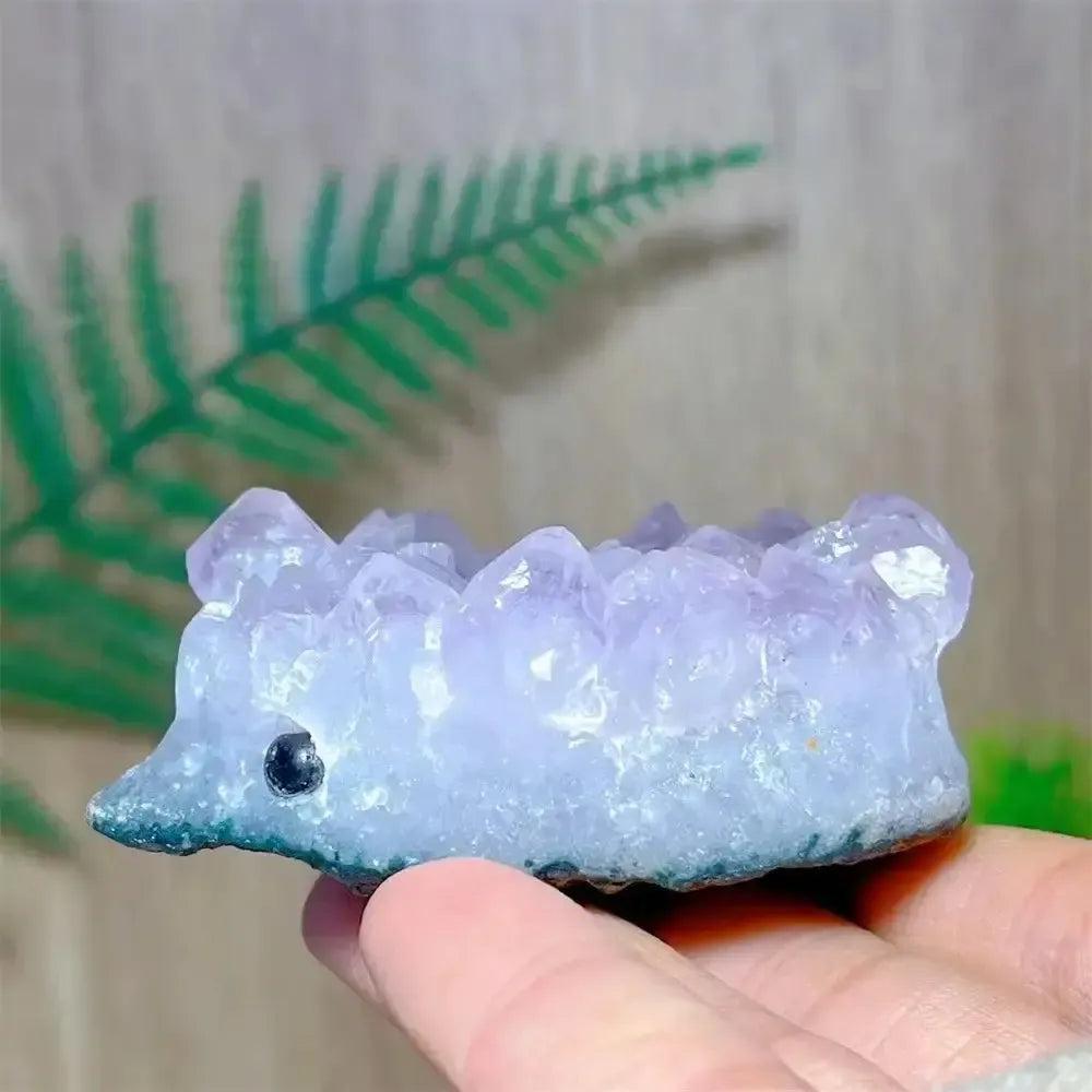 Amethyst Quartz Hedgehog Crystal Cluster | Natural Specimen