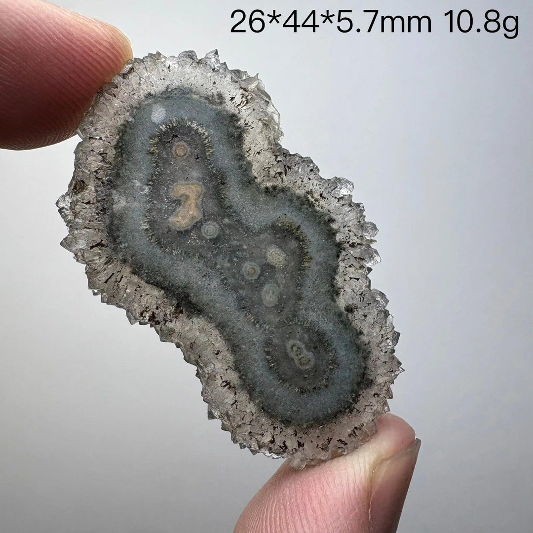 Natural Uruguayan amethyst slice crystal, home decor item, extremely rare