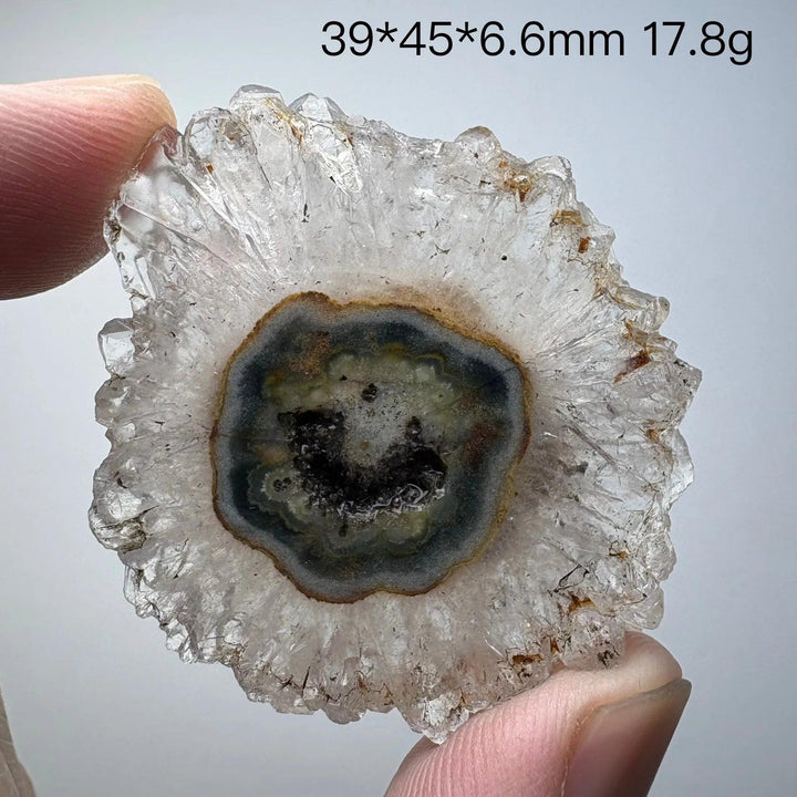 Natural Uruguayan amethyst slice crystal, home decor item, extremely rare