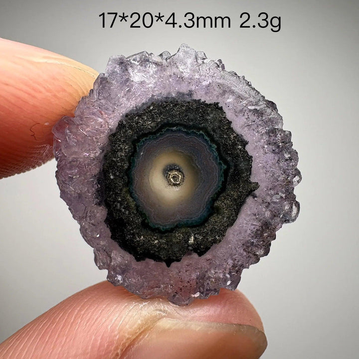 Natural Uruguayan amethyst slice crystal, home decor item, extremely rare