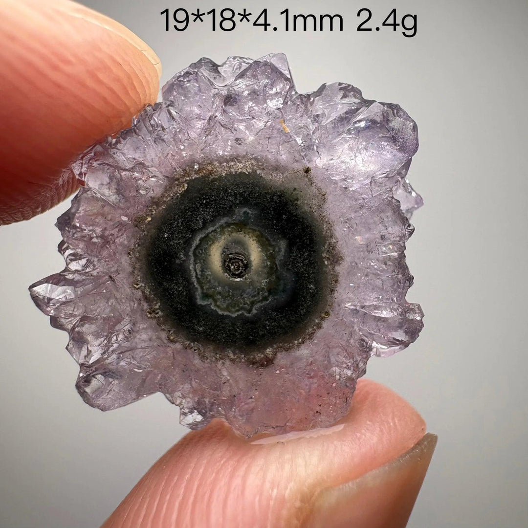 Natural Uruguayan amethyst slice crystal, home decor item, extremely rare