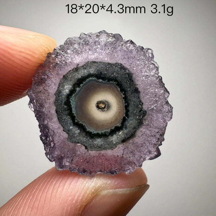 Natural Uruguayan amethyst slice crystal, home decor item, extremely rare