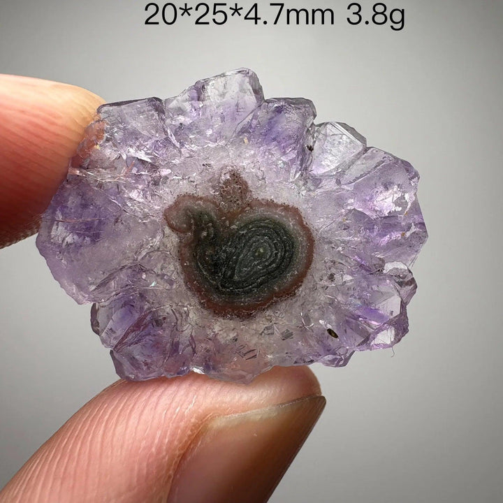 Natural Uruguayan amethyst slice crystal, home decor item, extremely rare