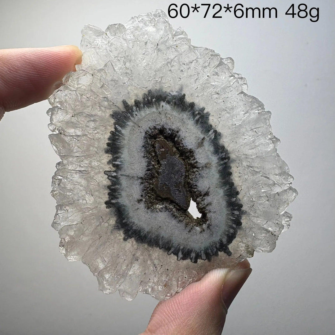 Natural Uruguayan amethyst slice crystal, home decor item, extremely rare
