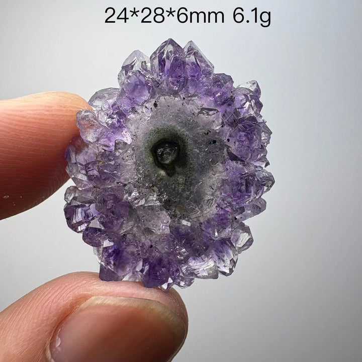 Natural Uruguayan amethyst slice crystal, home decor item, extremely rare