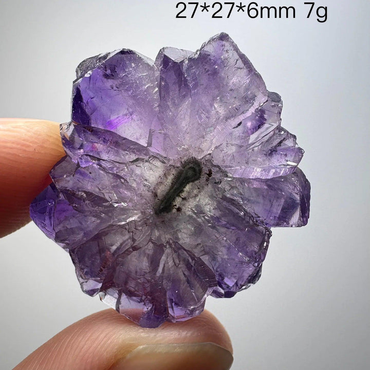 Natural Uruguayan amethyst slice crystal, home decor item, extremely rare