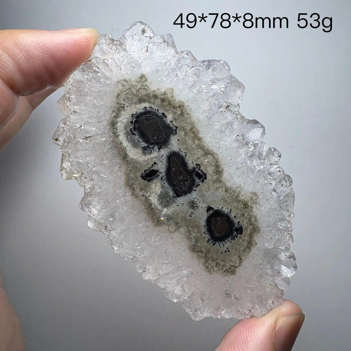 Natural Uruguayan amethyst slice crystal, home decor item, extremely rare