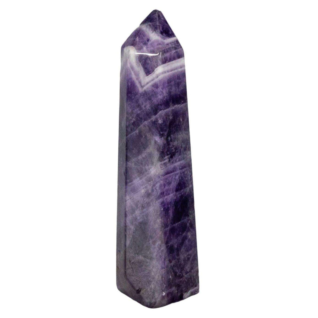 Amethyst Tower Purple-Towers-Crystal Destiny-Amethyst-30g - 2.60"h x .75"w-Crystal Destiny