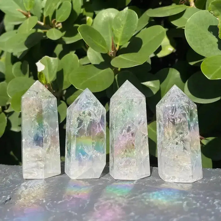 Angel Aura Quartz Crystal Tower-Towers-Ali-Angel Aura Quartz-40-50mm-Crystal Destiny