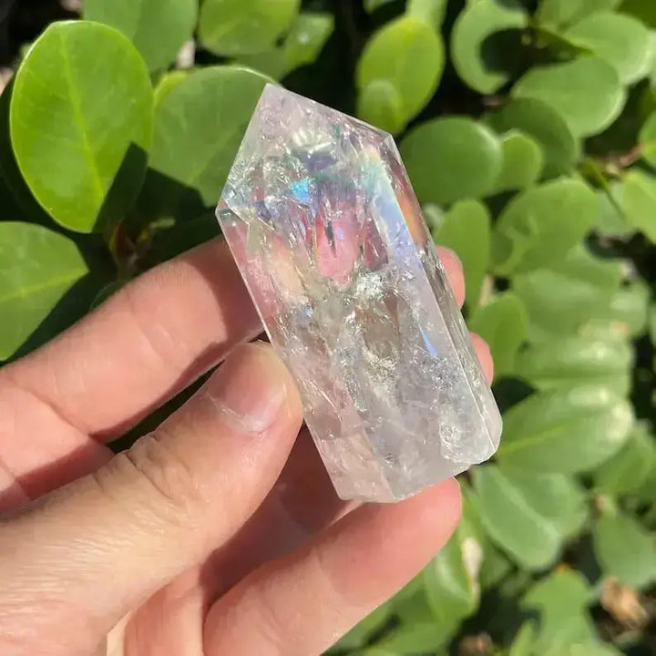 Angel Aura Quartz Crystal Tower-Towers-Ali-Angel Aura Quartz-40-50mm-Crystal Destiny