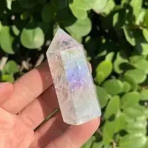 Angel Aura Quartz Crystal Tower