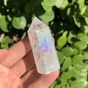 Angel Aura Quartz Crystal Tower-Towers-Ali-Angel Aura Quartz-90-100mm-Crystal Destiny