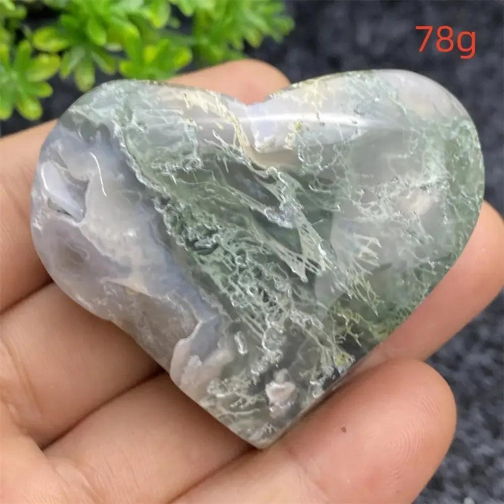 Aquatic Agate Geode Heart: Soothing blue and white crystal heart with natural druzy, enhancing emotional balance.