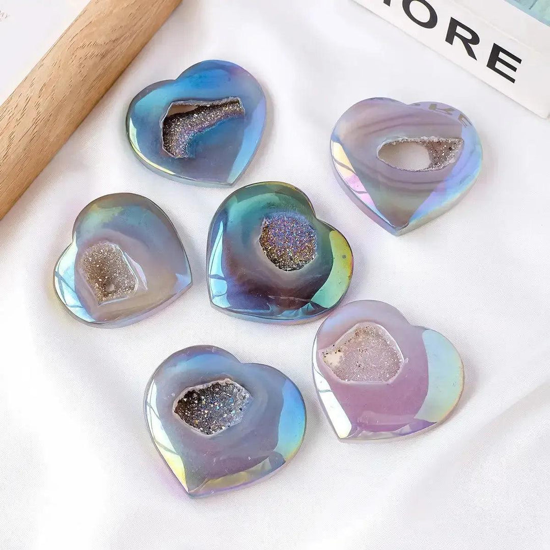 Aura Agate Crystal Cluster