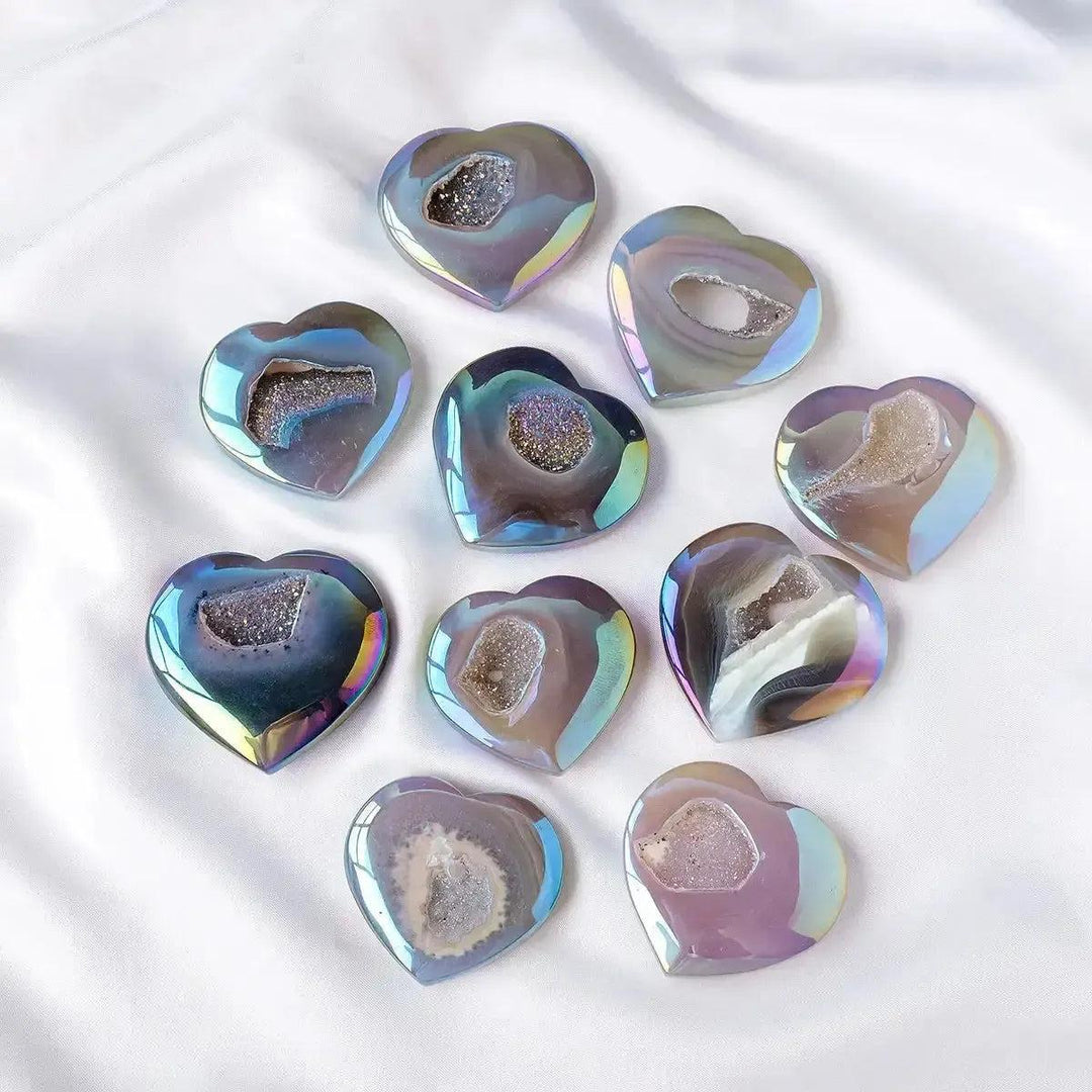 Aura Agate Crystal Cluster