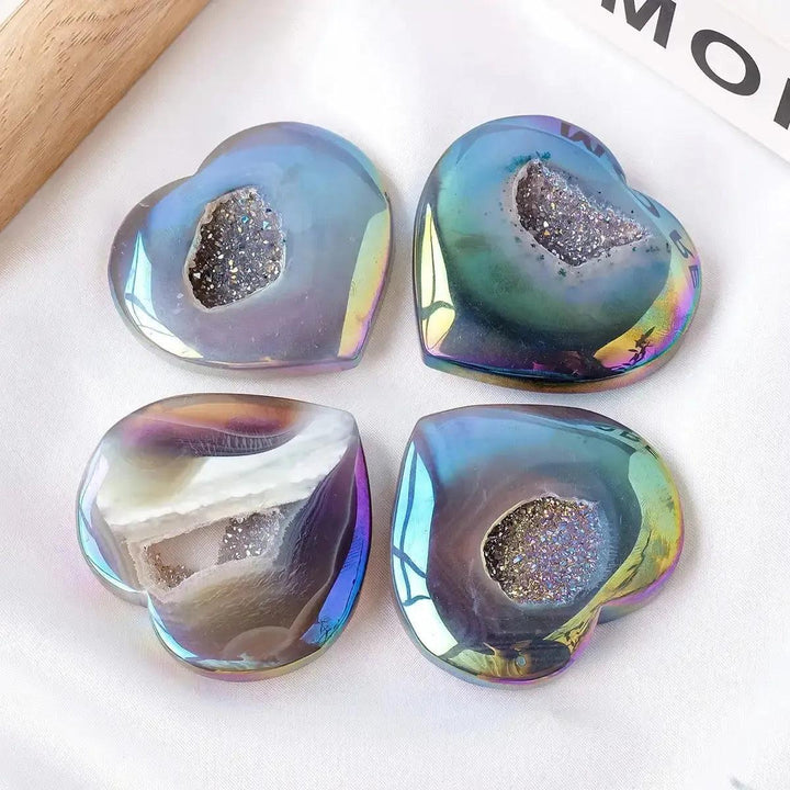 Aura Agate Crystal Cluster