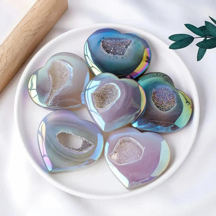 Aura Agate Crystal Cluster