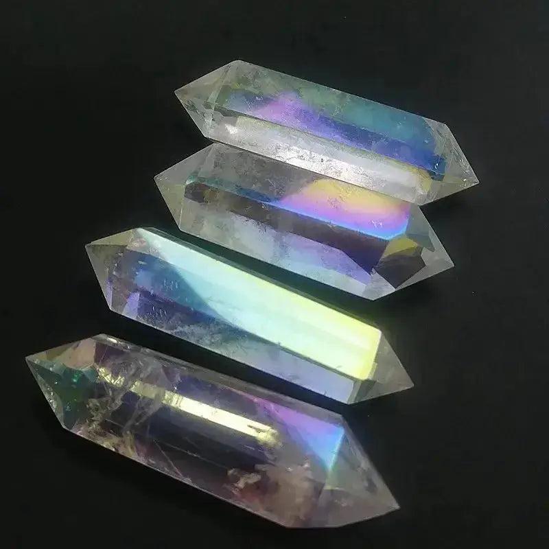 Aura Angel Clear Quartz Crystal Twin-Point