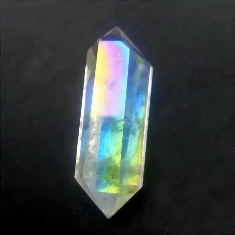 Aura Angel Clear Quartz Crystal Twin-Point