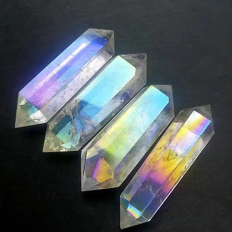 Aura Angel Clear Quartz Crystal Twin-Point