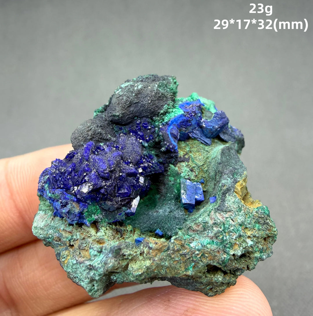 Azurite with Malachite Specimen