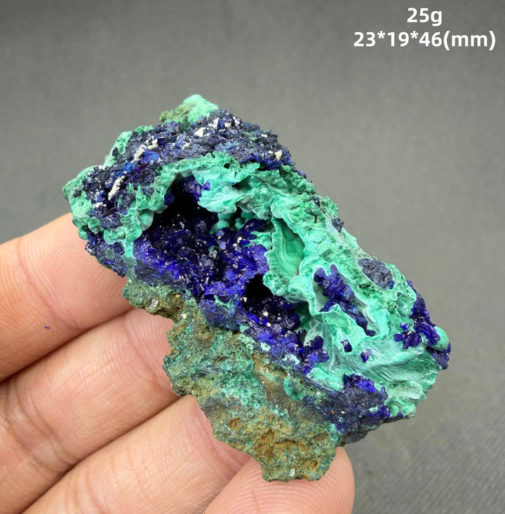 Azurite with Malachite Specimen