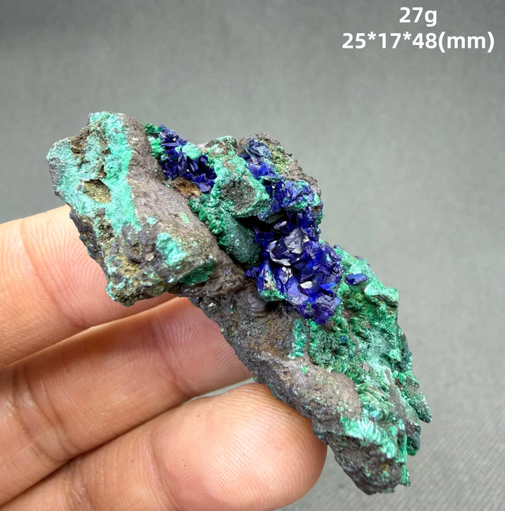 Azurite with Malachite Specimen