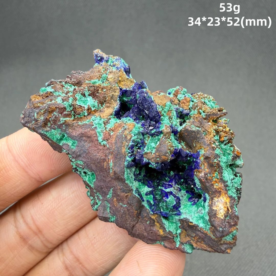 Azurite with Malachite Specimen