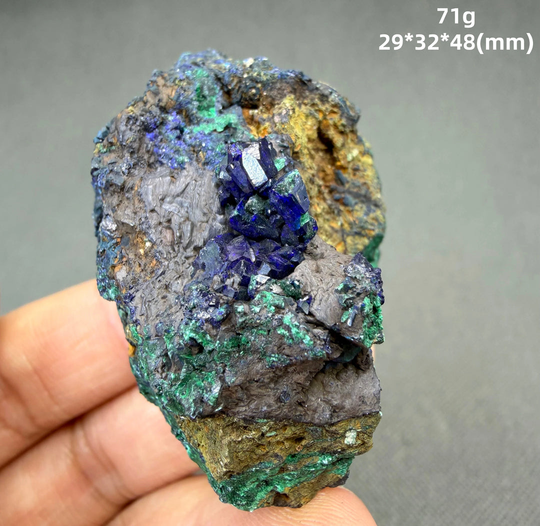 Azurite with Malachite Specimen