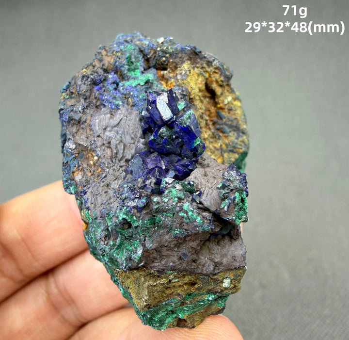 Azurite with Malachite Specimen
