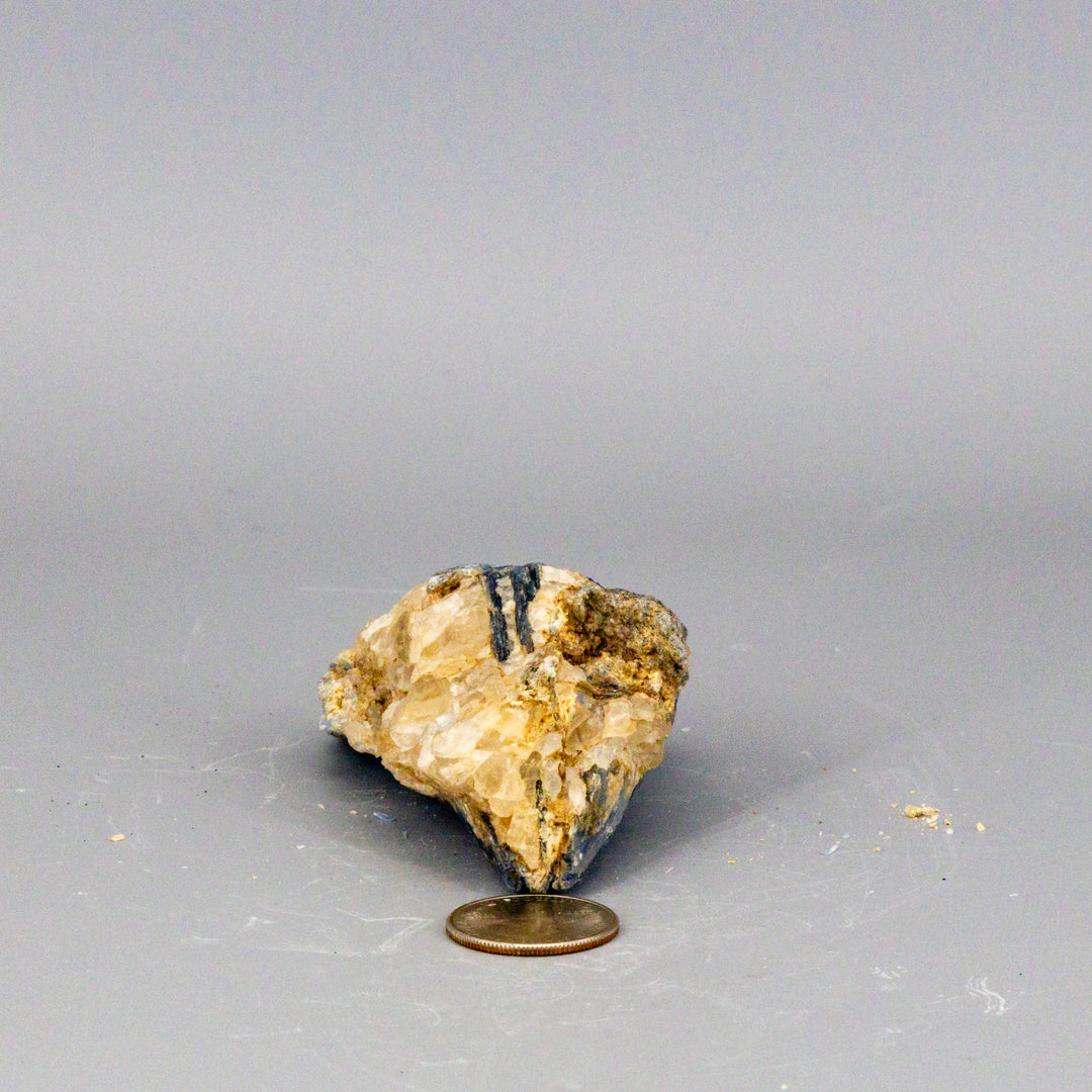 Beautiful Blue Kyanite Blades In Quartz Clusters-Raw-Crystal Destiny-Blue Kyanite / Quartz-172g - 4.00" x 2.00"-Crystal Destiny