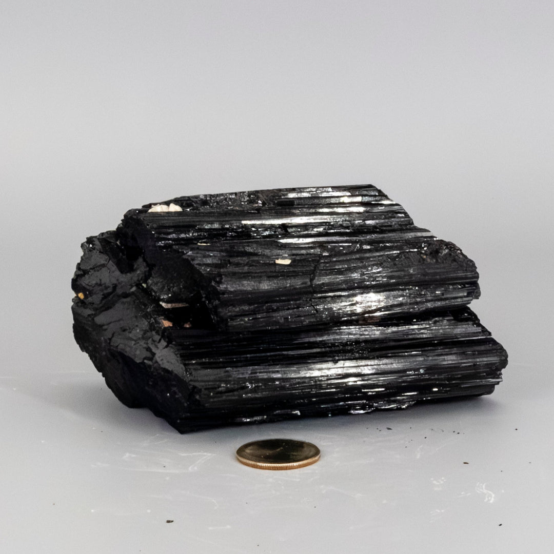 Black Tourmaline Hunk - Large (900g)-Raw-Crystal Destiny-Black Tourmaline-900g - 5.00" x 2.50" x 3.00"-Crystal Destiny